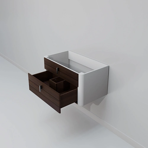 Тумба под раковину ArtDecco Gabriella 80 AGB08W24S000 подвесная, черный орех Тумба под раковину ArtDecco Gabriella 80 AGB08W24S000 подвесная, черный орех