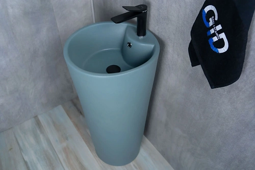 Раковина Gid Nb131gm 81116 напольная зеленая хаки 40x40x84 Раковина Gid Nb131gm 81116 напольная зеленая хаки 40x40x84