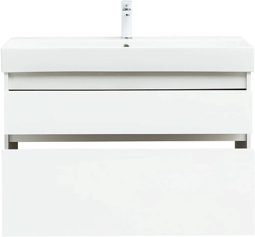 Тумба под раковину Aquanet Nova Lite 100 (SLIM SYNERGY) белый, 2 ящика 00249940 Тумба под раковину Aquanet Nova Lite 100 (SLIM SYNERGY) белый, 2 ящика 00249940