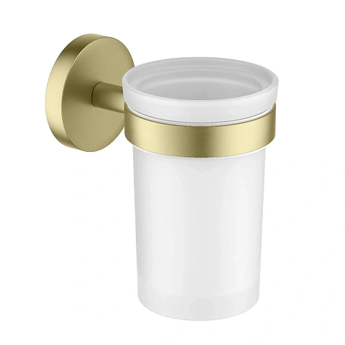 Стакан Aquatek Европа AQ4104BG золото шлифованное Стакан Aquatek Европа AQ4104BG золото шлифованное