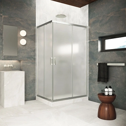 Душевой уголок Vegas-glass ZA-F Protec 120*80 04 10 1200x800 мм, профиль никель, стекло сатин Душевой уголок Vegas-glass ZA-F Protec 120*80 04 10 1200x800 мм, профиль никель, стекло сатин