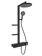 Душевая система AQUAme AQM 8005B с термостатом, Черный AQM8005B Душевая система AQUAme AQM 8005B с термостатом, Черный AQM8005B