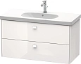 Тумба под раковину Duravit Brioso BR414702222 подвесная 102 см белый глянцевый Тумба под раковину Duravit Brioso BR414702222 подвесная 102 см белый глянцевый