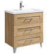 Тумба под раковину AQWELLA Foster 80см FOS01083DS напольная, дуб сонома Тумба под раковину AQWELLA Foster 80см FOS01083DS напольная, дуб сонома