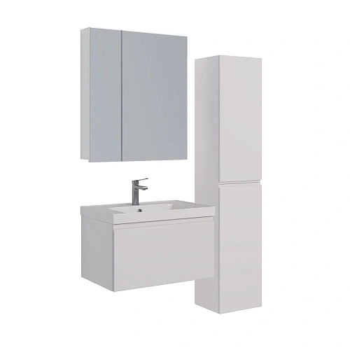 Зеркальный шкаф Lemark UNIVERSAL 70х80 см белый LM70ZS-U Зеркальный шкаф Lemark UNIVERSAL 70х80 см белый LM70ZS-U