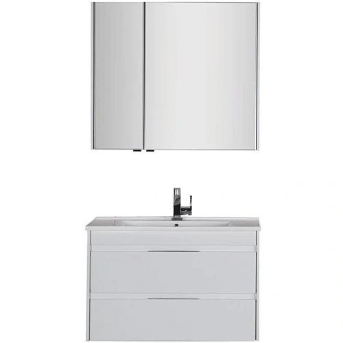 Комплект мебели Aquanet Тулон 85 белый 00183627 Комплект мебели Aquanet Тулон 85 белый 00183627