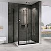 Душевой уголок ABBER Sonnenstrand AG07120B-S75B 120x75 см универсальный, профиль черный, стекло прозрачное Душевой уголок ABBER Sonnenstrand AG07120B-S75B 120x75 см универсальный, профиль черный, стекло прозрачное