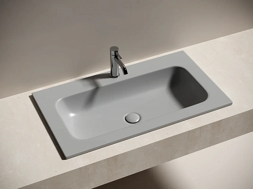 Раковина Ceramica Nova Grace CN7012MH 810x457x137мм мебельная, антрацит матовый Раковина Ceramica Nova Grace CN7012MH 810x457x137мм мебельная, антрацит матовый