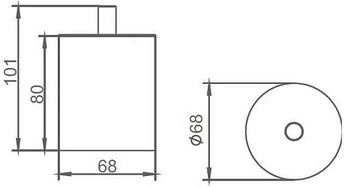 Диспенсер Aquanet 8187 для косметических дисков Диспенсер Aquanet 8187 для косметических дисков