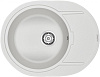 Картинка анонса товара «кухонная мойка paulmark oval, pm316502-wh, белый, 650х500 мм»
