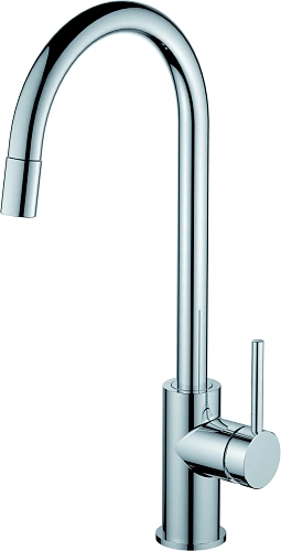 Смеситель для кухни Wonzon & Woghand с выдвижным изливом, хром (WW-422902-CR) Смеситель для кухни Wonzon & Woghand с выдвижным изливом, хром (WW-422902-CR)