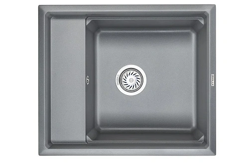 Кухонная мойка Granula KS-6004, АЛЮМИНИУМ, кварц 600х510 Кухонная мойка Granula KS-6004, АЛЮМИНИУМ, кварц 600х510