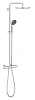 Душевая система GROHE Vitalio Start System 250 с термостатическим смесителем, хром (26677000)