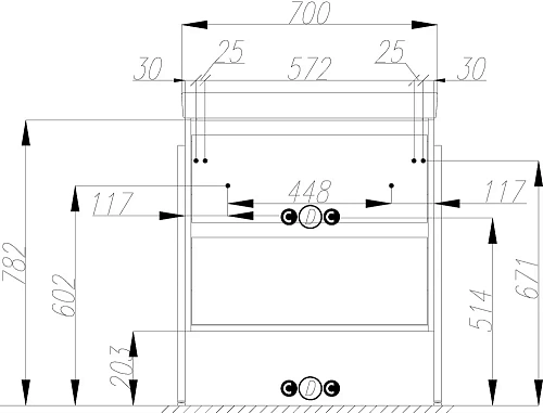 Тумба с раковиной STWORKI Кронборг 70 477801 Тумба с раковиной STWORKI Кронборг 70 477801