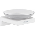 Мыльница Hansgrohe AddStoris 41746700, матовый белый Мыльница Hansgrohe AddStoris 41746700, матовый белый