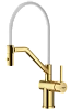 Смеситель для кухни Raglo R86.41.03 с гибким изливом, золотой сатин Смеситель для кухни Raglo R86.41.03 с гибким изливом, золотой сатин