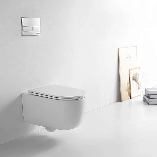 Унитаз подвесной BERGES Tornas Rimless 53 см, сиденье дюропласт, микролифт, быстросъемное 082137 Унитаз подвесной BERGES Tornas Rimless 53 см, сиденье дюропласт, микролифт, быстросъемное 082137