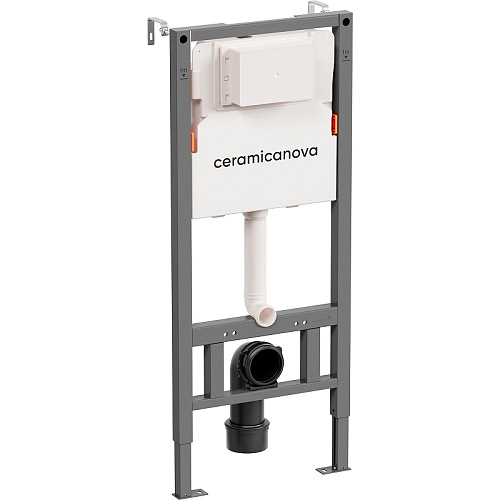 Инсталляция для унитаза Ceramica Nova Balance CN121002CH с кнопкой смыва Square хром глянцевый Инсталляция для унитаза Ceramica Nova Balance CN121002CH с кнопкой смыва Square хром глянцевый