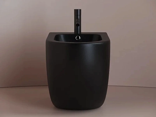 Биде напольное Ceramica Nova METROPOL CN4005MB черный матовый Биде напольное Ceramica Nova METROPOL CN4005MB черный матовый