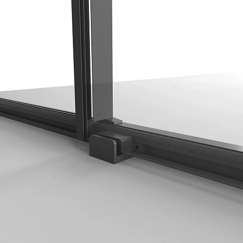 Душевая дверь Niagara Nova NG-84-12AB (120x195) черный матовый, стекло прозрачное Душевая дверь Niagara Nova NG-84-12AB (120x195) черный матовый, стекло прозрачное