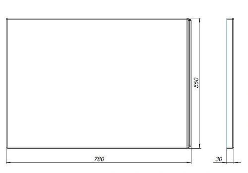 Экран для ванны торцевой Aquanet Nio 80/55 00362748 Экран для ванны торцевой Aquanet Nio 80/55 00362748