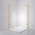 Боковая стенка BelBagno LUCE-20-FIX-C-ORO цвет профиля золото стекло прозрачное Боковая стенка BelBagno LUCE-20-FIX-C-ORO цвет профиля золото стекло прозрачное