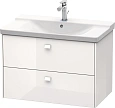 Тумба под раковину Duravit Brioso BR412102222 подвесная 82 см белый глянцевый Тумба под раковину Duravit Brioso BR412102222 подвесная 82 см белый глянцевый