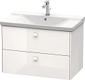 Тумба под раковину Duravit Brioso BR412102222 подвесная 82 см белый глянцевый Тумба под раковину Duravit Brioso BR412102222 подвесная 82 см белый глянцевый