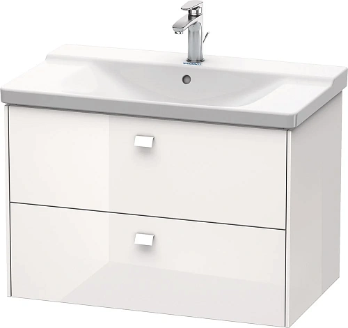 Тумба под раковину Duravit Brioso BR412102222 подвесная 82 см белый глянцевый Тумба под раковину Duravit Brioso BR412102222 подвесная 82 см белый глянцевый