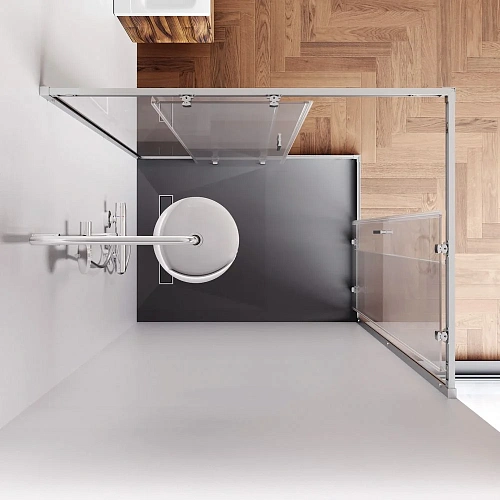 Душевой уголок AM.PM Gem W90G-403-120290-MT 120x90 хром матовый, стекло прозрачное Душевой уголок AM.PM Gem W90G-403-120290-MT 120x90 хром матовый, стекло прозрачное