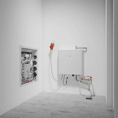 Генератор пара GROHE F-digital deluxe 6,6 кВт для большой паро-душевой кабины (27934000) Генератор пара GROHE F-digital deluxe 6,6 кВт для большой паро-душевой кабины (27934000)