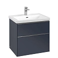 Тумба под раковину Villeroy & Boch Subway 3.0 Marine Blue / Marine Blue C57600VQ Тумба под раковину Villeroy & Boch Subway 3.0 Marine Blue / Marine Blue C57600VQ