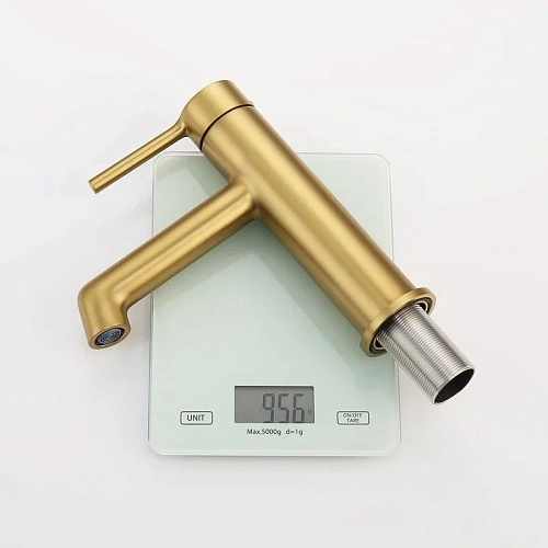 Смеситель для раковины Raglo R20.10.03, золотой сатин Смеситель для раковины Raglo R20.10.03, золотой сатин