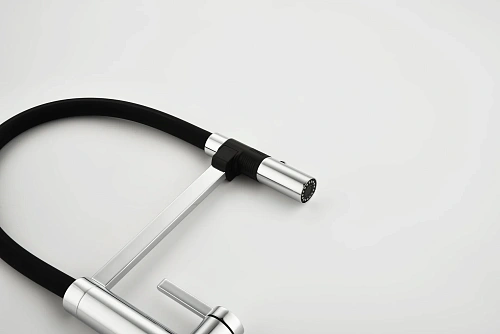 Смеситель для кухни AQUAme Cucina AQM9904CR с гибким изливом, хром Смеситель для кухни AQUAme Cucina AQM9904CR с гибким изливом, хром