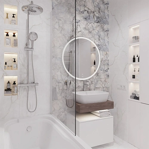 Комплект мебели STWORKI Ольборг 60 столешница дуб карпентер, без отверстий, с тумбой 60, с раковиной 536470 Комплект мебели STWORKI Ольборг 60 столешница дуб карпентер, без отверстий, с тумбой 60, с раковиной 536470