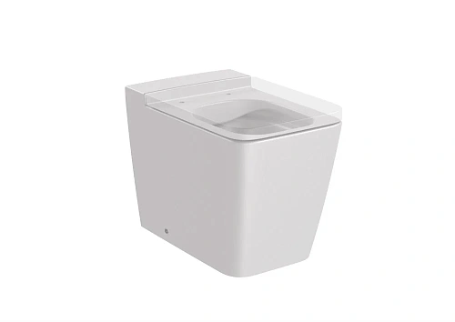 Унитаз приставной Roca Inspira Square 560, BTW, Rimless, жемчужный 347537630 Унитаз приставной Roca Inspira Square 560, BTW, Rimless, жемчужный 347537630