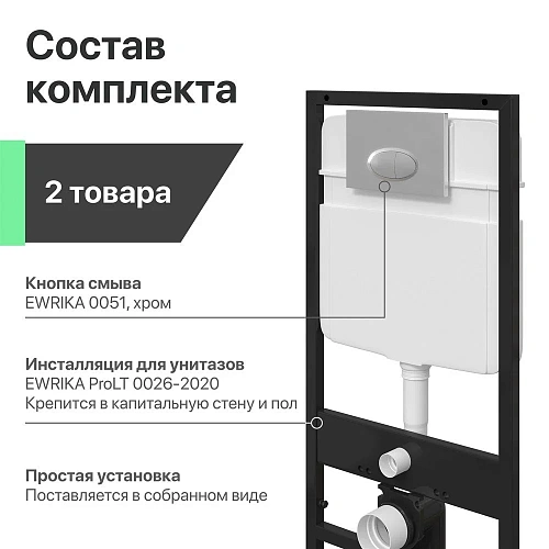 Комплект Унитаз подвесной STWORKI Монтре SETK3204-2616 безободковый, с микролифтом + Система инсталл 559974 Комплект Унитаз подвесной STWORKI Монтре SETK3204-2616 безободковый, с микролифтом + Система инсталл 559974
