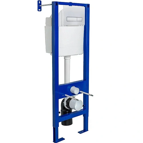 Инсталляция для унитаза BERGES АТОМ Line 410 кнопка белая 040339 Инсталляция для унитаза BERGES АТОМ Line 410 кнопка белая 040339