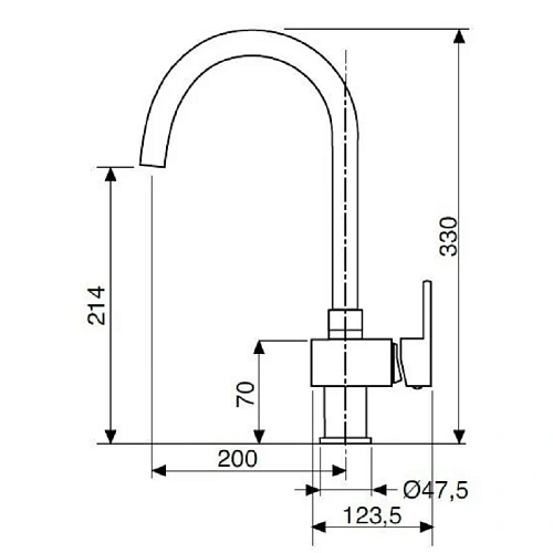 Смеситель для раковины CEZARES UNIKA UNIKA-LSM1-A-NOP-W0 Чёрный матовый Смеситель для раковины CEZARES UNIKA UNIKA-LSM1-A-NOP-W0 Чёрный матовый