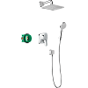 Картинка анонса товара «душевая система hansgrohe crometta скрытого монтажа crometta e 240 1jet с однорычажным смесителем 27957000.»