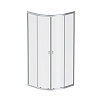 Картинка анонса товара «душевой уголок am.pm x-joy w88g-205-080mt64 twin slide, 80x80, профиль хром матовый»