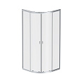 Детальная картинка товара «душевой уголок am.pm x-joy w88g-205-080mt64 twin slide, 80x80, профиль хром матовый»