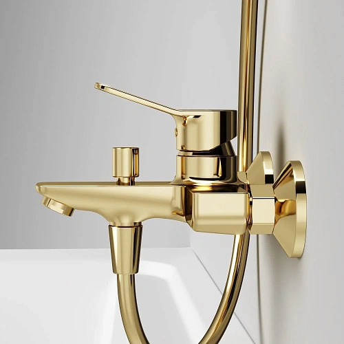 Смеситель для ванны AM.PM X-Joy F85A10099 золото Смеситель для ванны AM.PM X-Joy F85A10099 золото