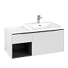 Тумба под раковину Villeroy & Boch Subway 3.0 с подсветкой Pure White / Pure White C571L1VF Тумба под раковину Villeroy & Boch Subway 3.0 с подсветкой Pure White / Pure White C571L1VF