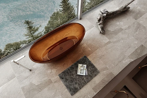 Ванна отдельностоящая ABBER AT9701Opal 165x78 универсальная, коричневый полиэфирная смола Ванна отдельностоящая ABBER AT9701Opal 165x78 универсальная, коричневый полиэфирная смола