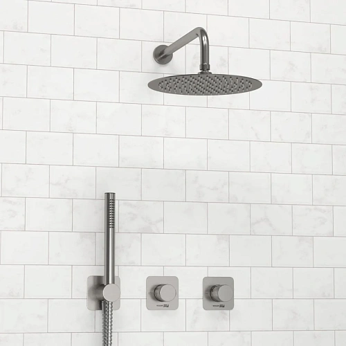 Душевая система WasserKRAFT A6451.296.097.121.275.100.276 встраиваемая никель Душевая система WasserKRAFT A6451.296.097.121.275.100.276 встраиваемая никель