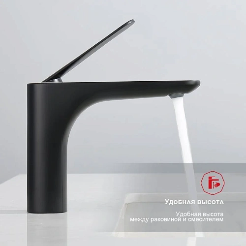 Смеситель для раковины Raglo R21.10.06, черный Смеситель для раковины Raglo R21.10.06, черный