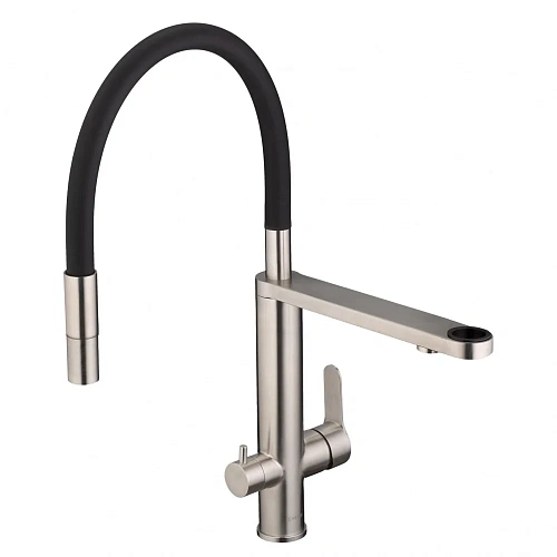 Смеситель для кухни Swedbe Selene Plus 8440 с каналом для подключение фильтра с гибким изливом Смеситель для кухни Swedbe Selene Plus 8440 с каналом для подключение фильтра с гибким изливом
