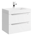 Тумба под раковину Aqwella Cube 70 CUB0107W подвесная белая Тумба под раковину Aqwella Cube 70 CUB0107W подвесная белая