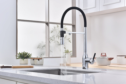 Смеситель для кухни Paulmark Magneto One хром Ma213188-CR Смеситель для кухни Paulmark Magneto One хром Ma213188-CR